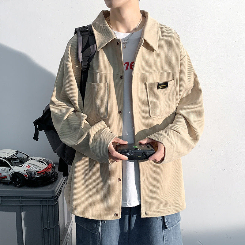 Rugged Textured Button Down Shirt