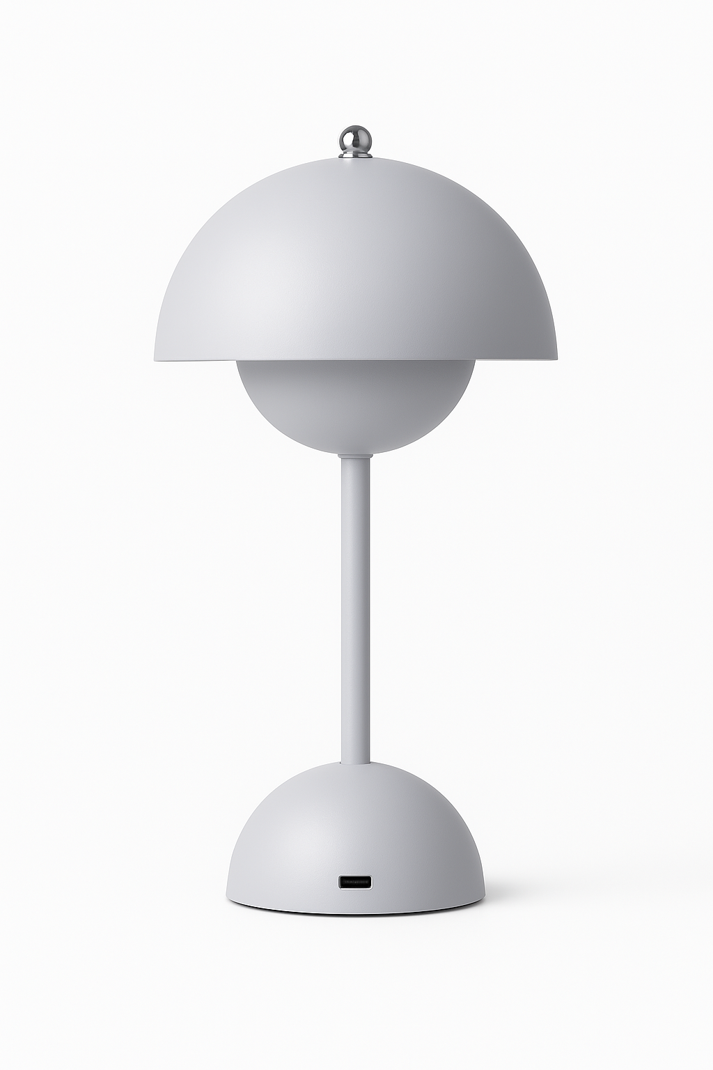 Sleek Round Wireless LED Desk Light