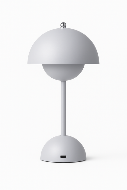 Sleek Round Wireless LED Desk Light