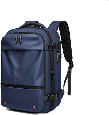 Waterproof Security Hiking Backpack with Lock & Rain Cover