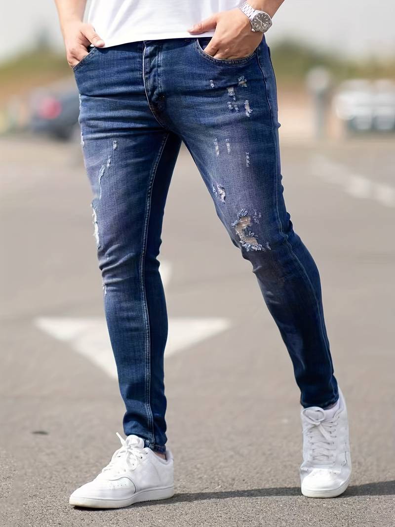 Ripped Men's Fashion Jeans