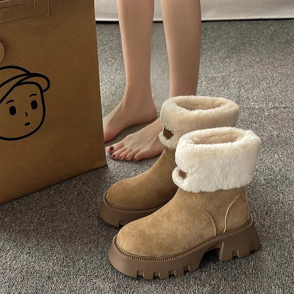 Warm Waterproof Insulated Winter Boots for Women