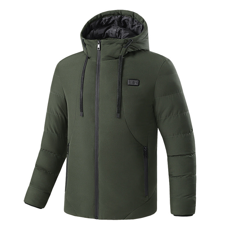 Winter Heated Jackets SmartHeating Cotton Codts HedtedHooded Jackets for Men