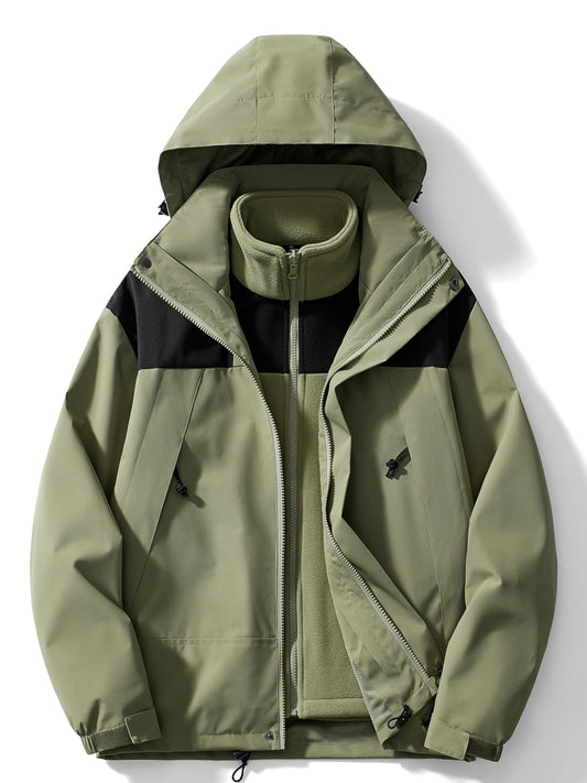 Waterproof 3 in 1 Winter Coat for Ladies - OutfitLondon