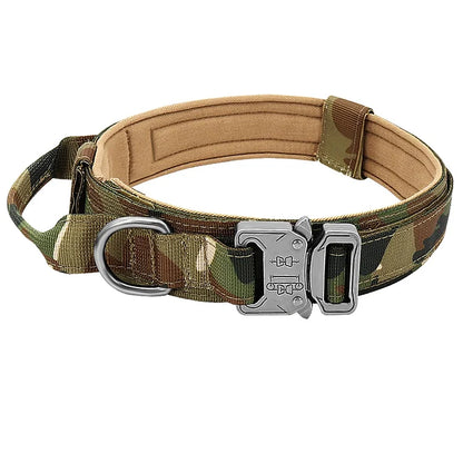 Dog Collar Adjustable Military TacticalPets Dg Collas Leas CntrlTactical Military Dog Training Collar
