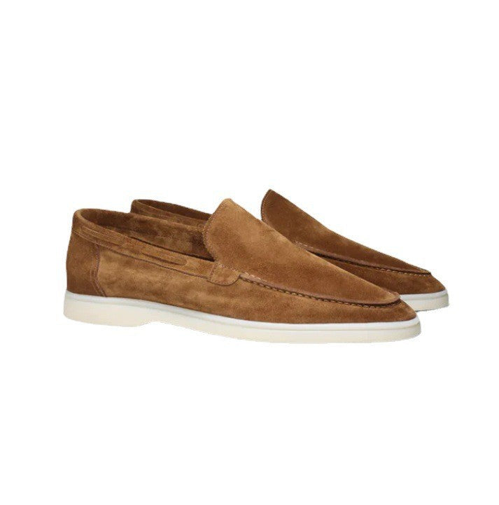 Soft Leather Slip On Shoes