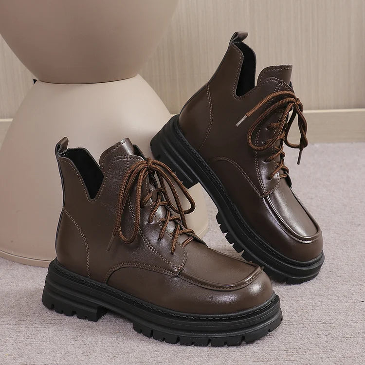 Warm High Heel Ankle Boots for Women