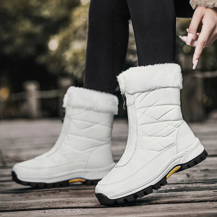 Warm Waterproof Insulated Snow Boots for Women
