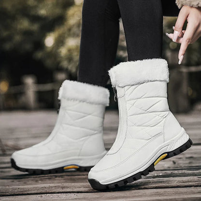 Warm Waterproof Insulated Snow Boots for Women