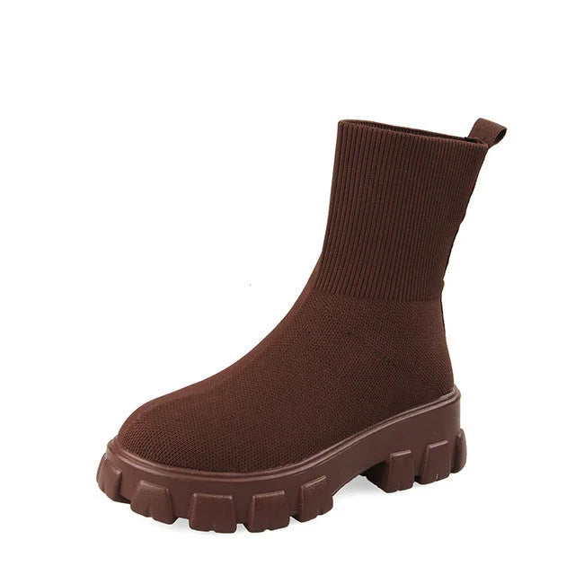 Cozy Cable Knit Ankle Boot Socks