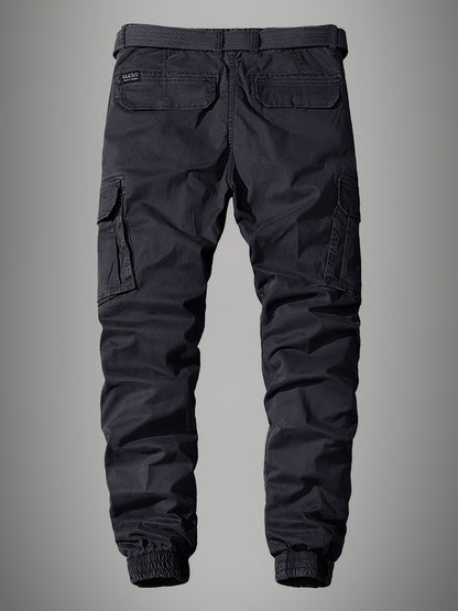 Comfortable Mens Jogger Pants - Multiple Pocket Design