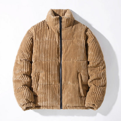 Men's Casual Corduroy Puffer Jacket