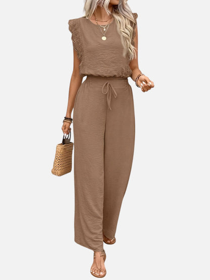 Women's Casual Relaxed Cotton Two-Piece Outfit Set