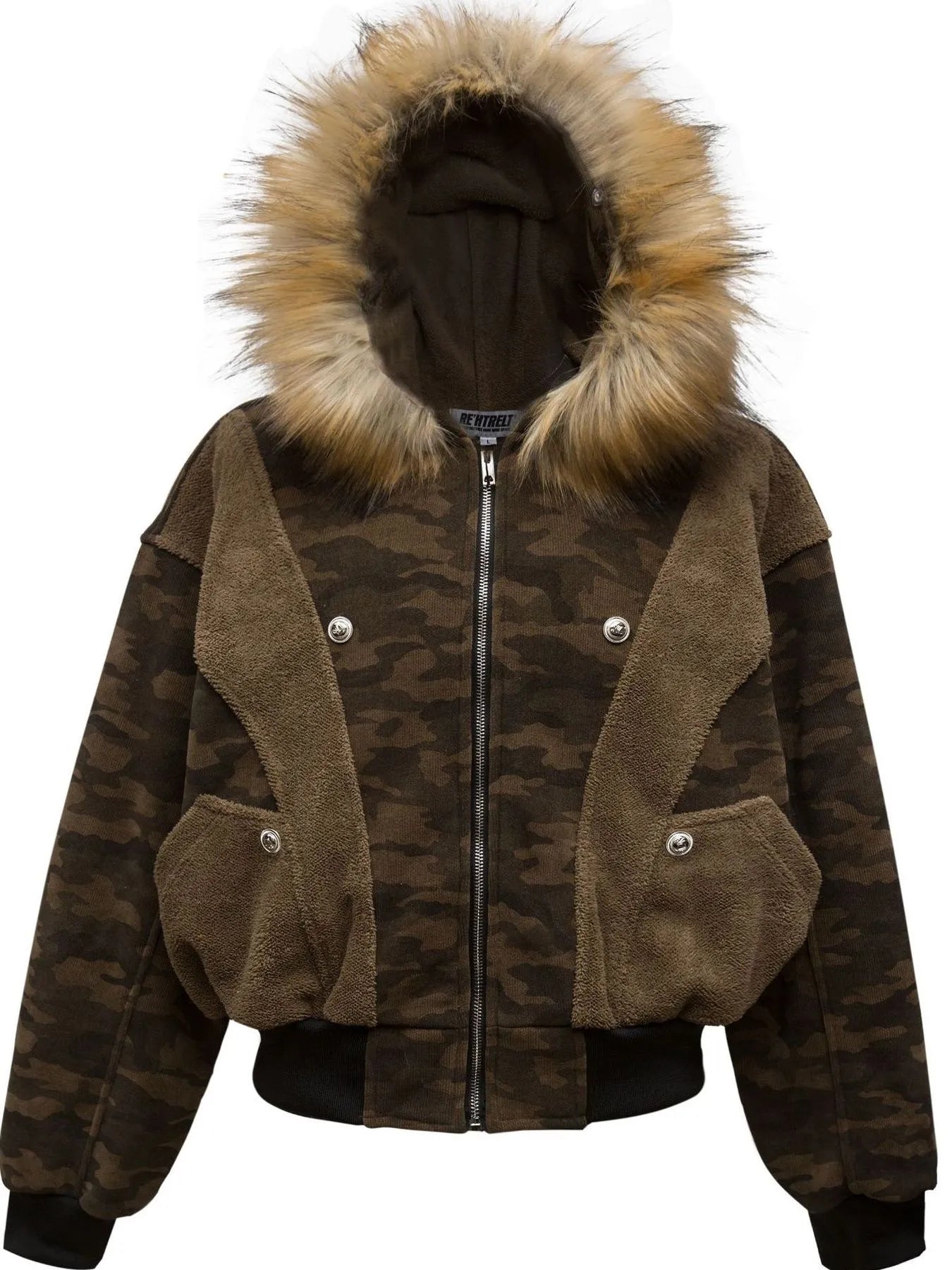 Waterproof Insulated Camouflage Parka Coat - OutfitLondon