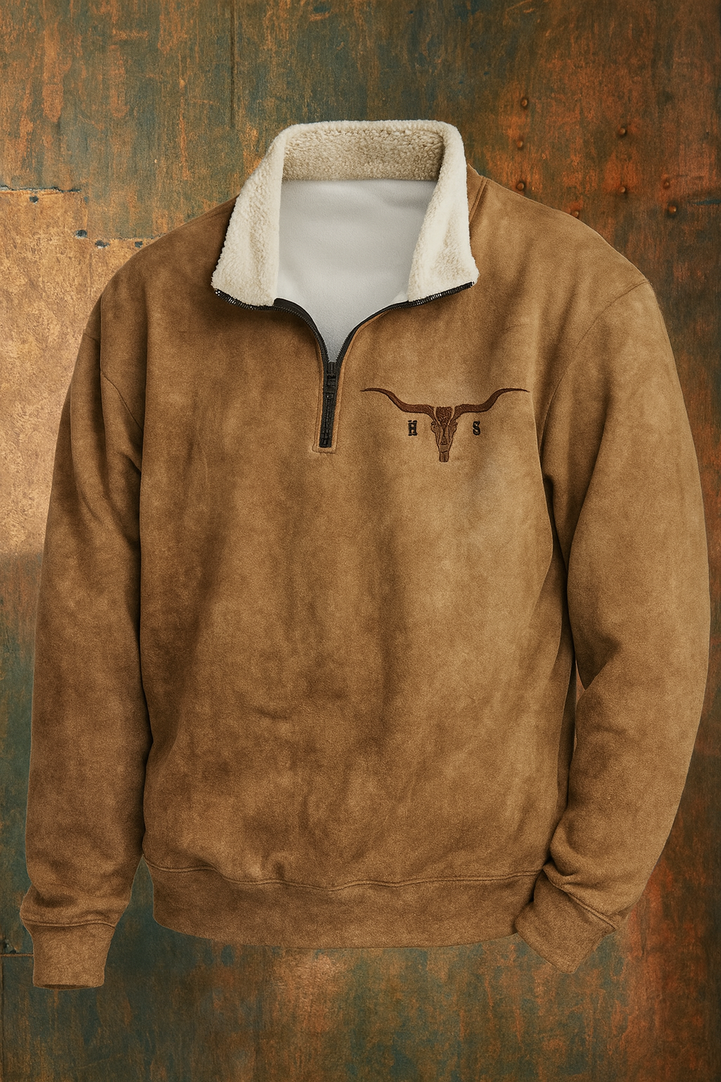 Warm Men's Fleece Pullover Jacket
