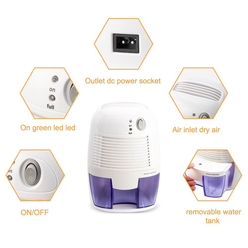 500ml Portable Mini Compact Dehumidifier