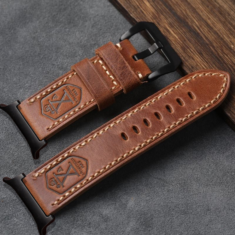 Premium Real Leather Strap for Samsung Watch Ultra
