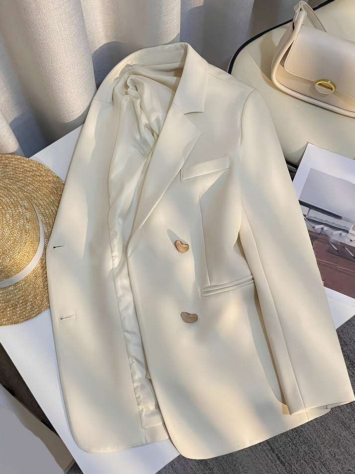 Timeless Women's Warm Tailored Blazer Coat