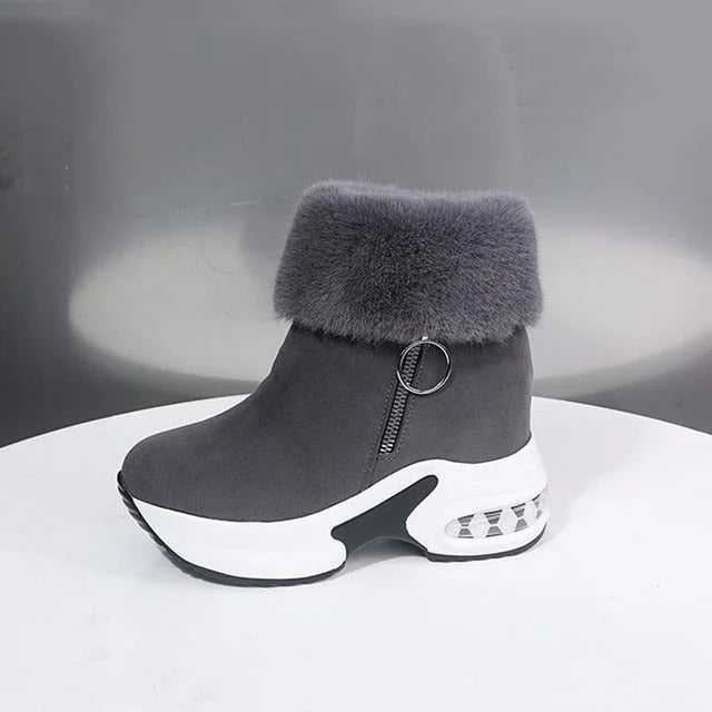 Warm Women's Faux Fur Winter Boots
