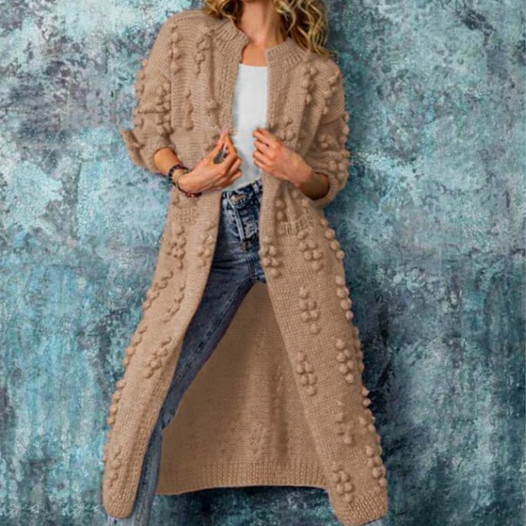 Soft Large Open Front Women's Cardigan Sweater