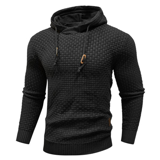 Classic Fit Casual Hooded Sweatshirt - OutfitLondon