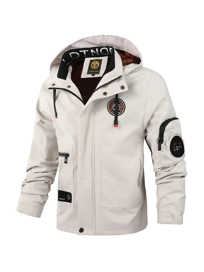 Waterproof Men's Windbreaker Hooded Jacket - OutfitLondon