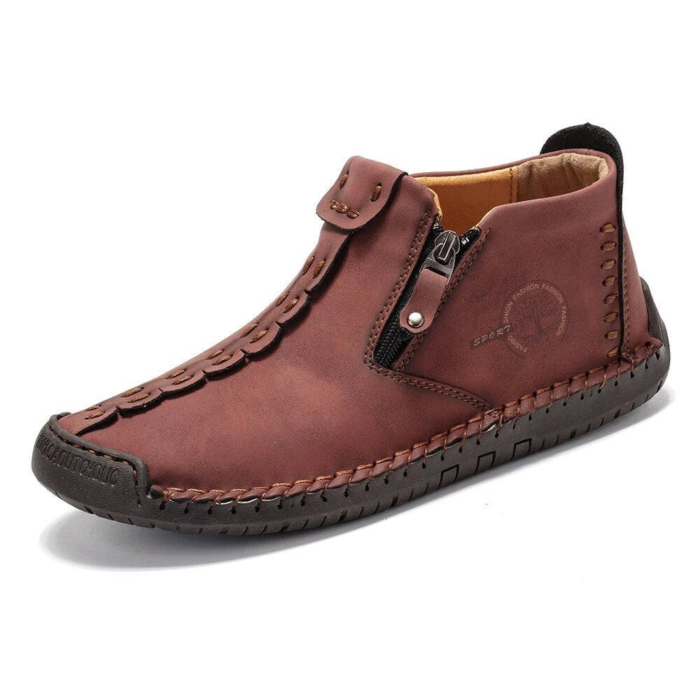 Men's Barefoot Shoes Handmade Slip Resistant Ankle Boots