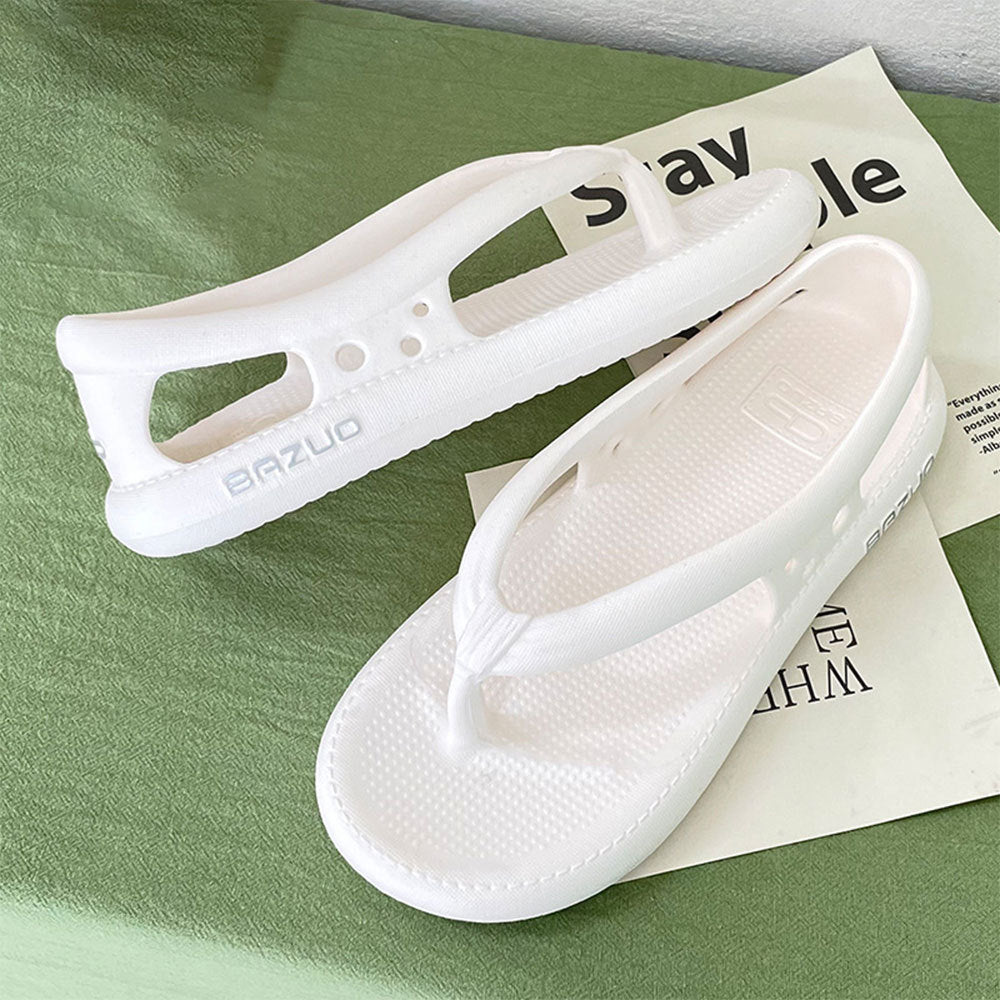 New couple solid color thong sandals (Unisex )