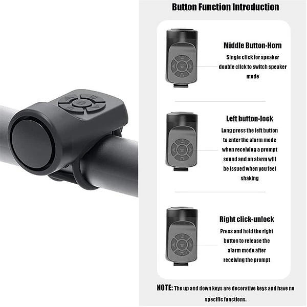 120dB Electric Bike Horn