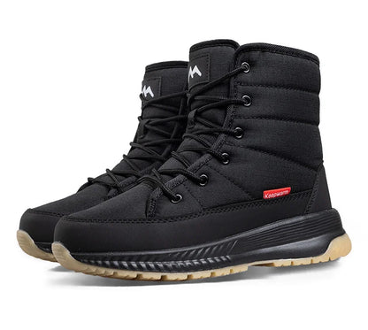 Warm Insulated Snow Boots with Laces