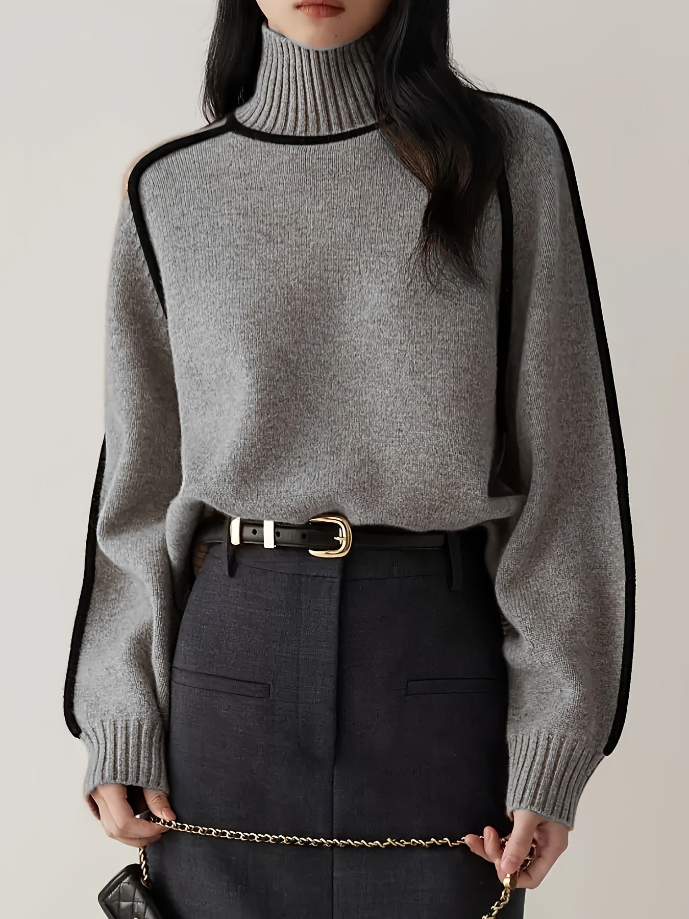 Warm Comfortable Long Sleeve Winter Sweater