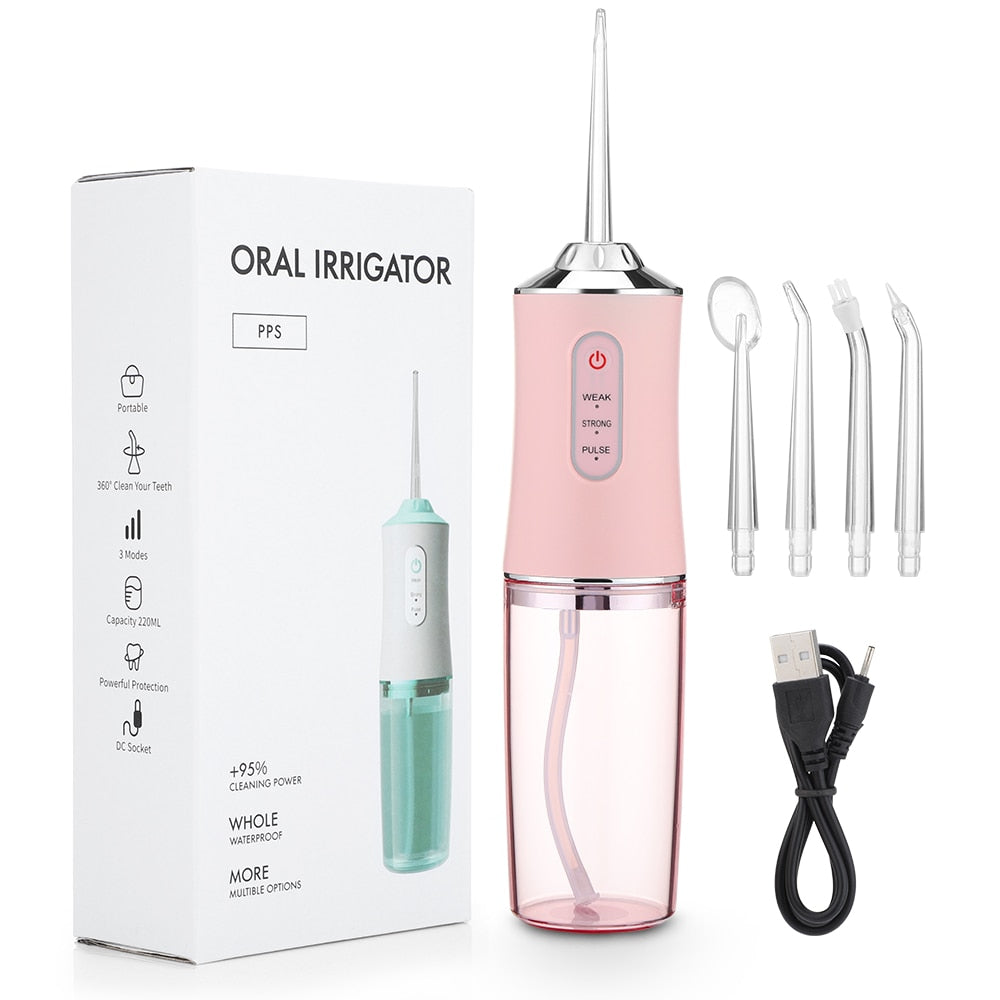 Portable Water Picks - Rechargeable Oral Irrigator - Dental Irrigator
