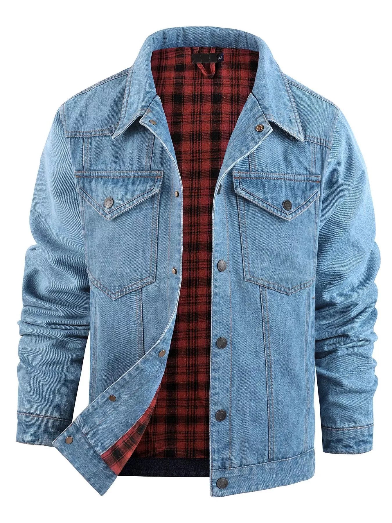 Casual Loose Fitting Denim Jacket - OutfitLondon