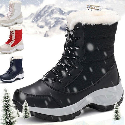 Orthopedic Women's Waterproof Winter Boots with Fur