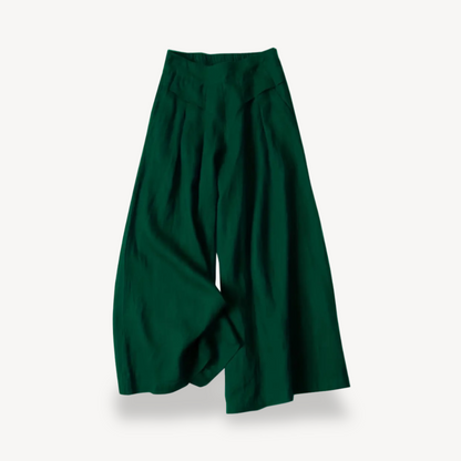 Loose Fit Linen Women's Pants