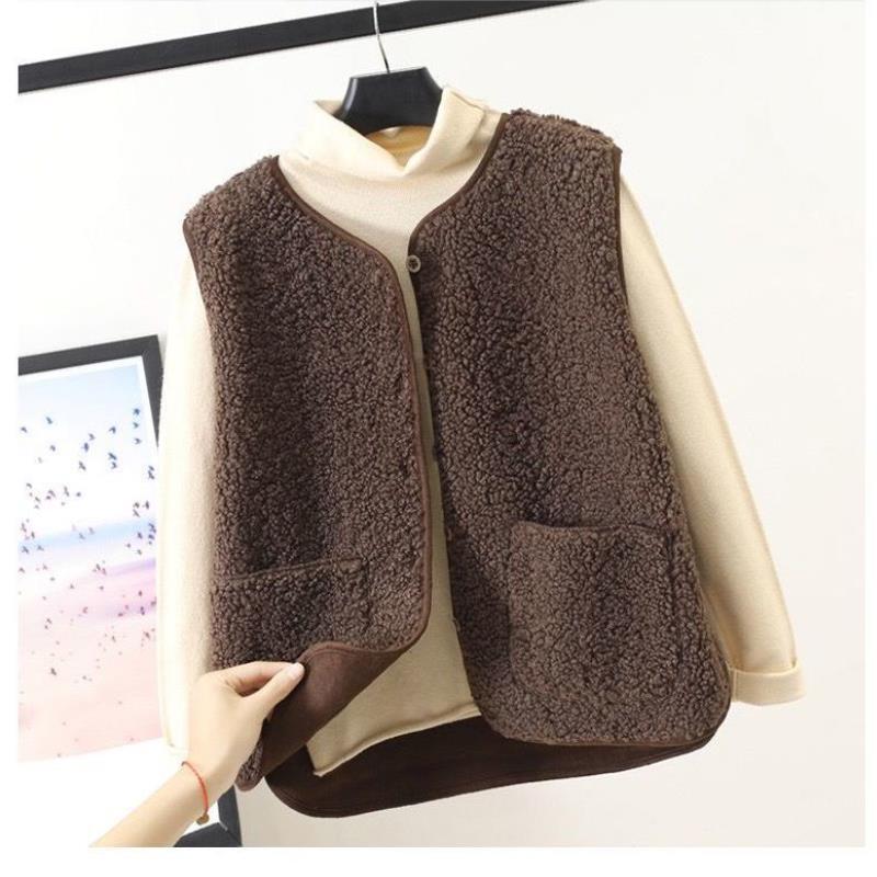 Women's Casual Loose Fit Open Vest - OutfitLondon