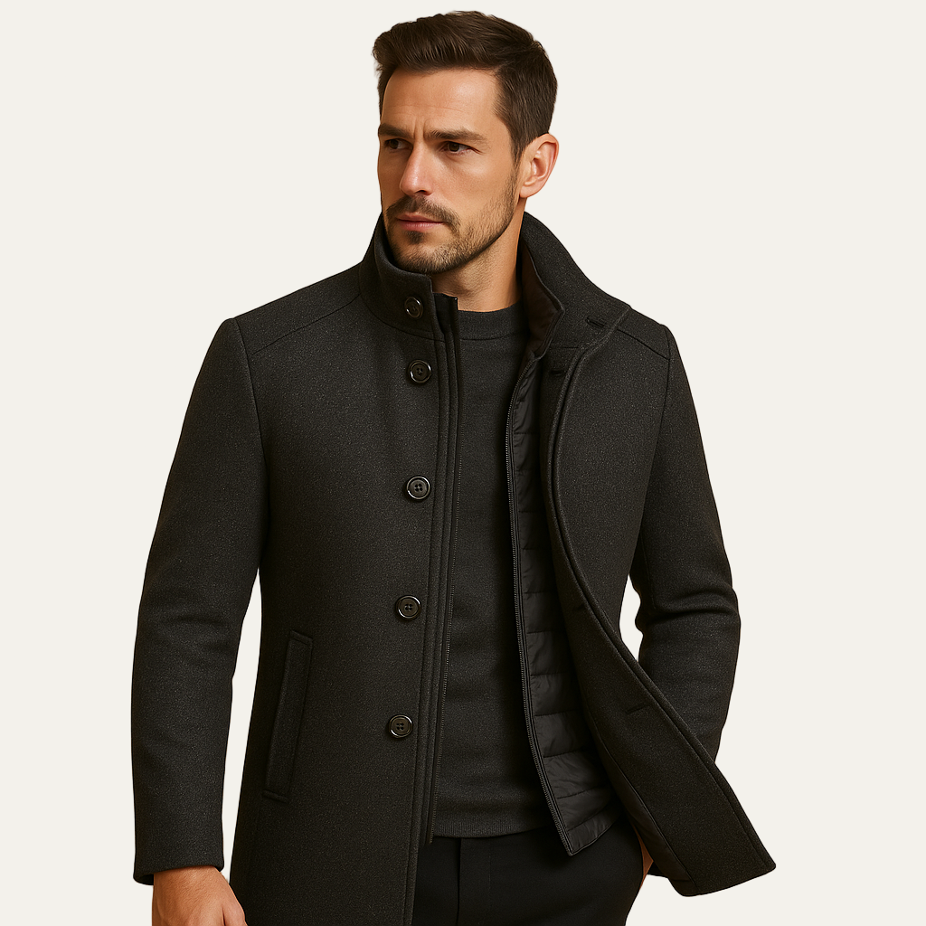 Warm Waterproof Parka Coat with Fleece Lined Vest