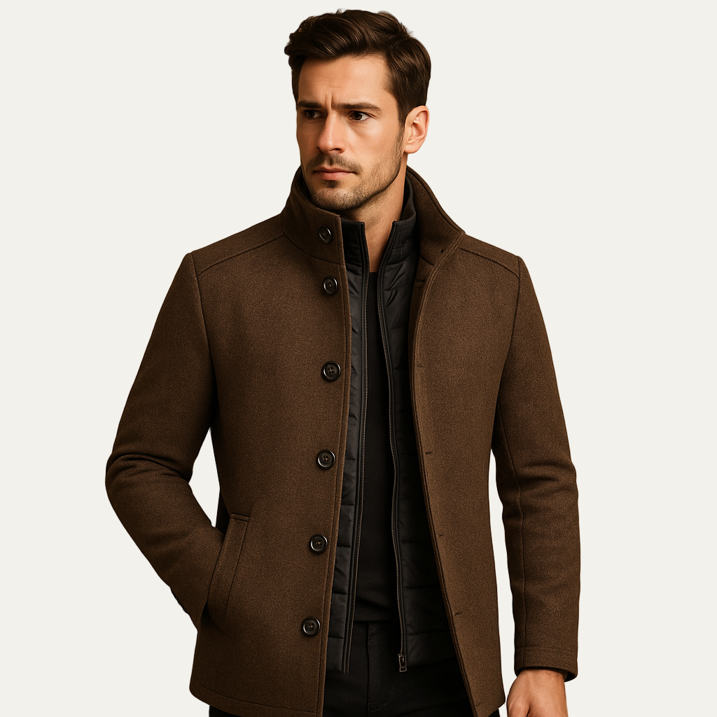 Warm Waterproof Parka Coat with Fleece Lined Vest - OutfitLondon