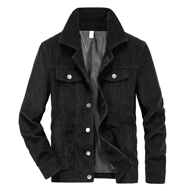 Slim Fit Men's Corduroy Coat