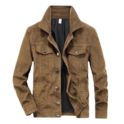 Slim Fit Men's Corduroy Coat