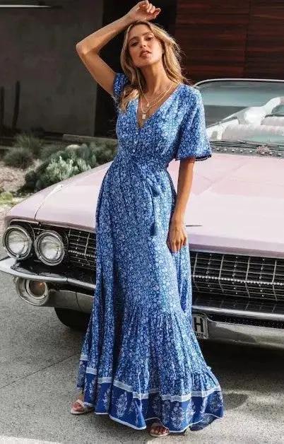 Classic Long Sleeve Maxi Dress