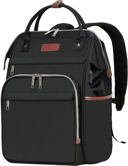 Waterproof Expandable Laptop Bag with Anti-Theft USB Pocket