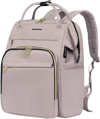 Waterproof Expandable Laptop Bag with Anti-Theft USB Pocket