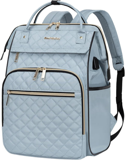 Waterproof Expandable Laptop Bag with Anti-Theft USB Pocket