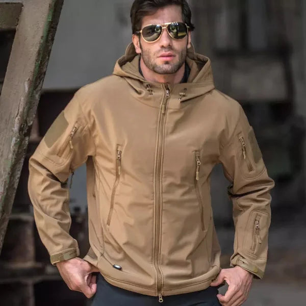 Waterproof Men's Tactical Softshell Jacket