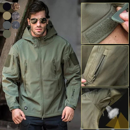 Waterproof Men's Tactical Softshell Jacket