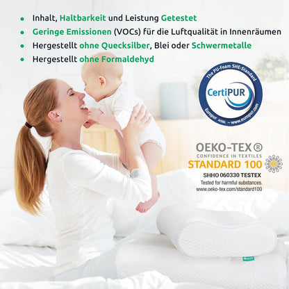 Ergonomic Memory Foam Pillow for Ultimate Neck Support