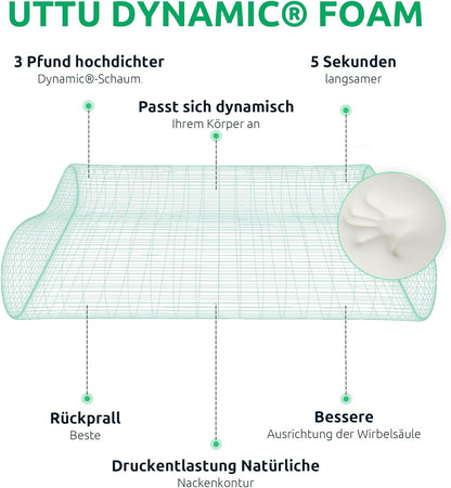 Ergonomic Memory Foam Pillow for Ultimate Neck Support