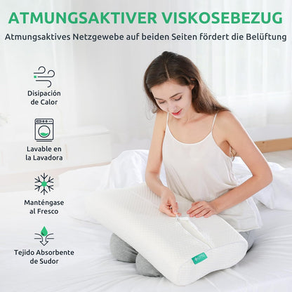 Ergonomic Memory Foam Pillow for Ultimate Neck Support