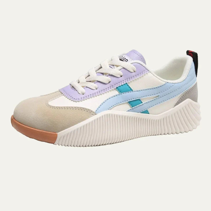 Women's Casual Flat Sole Sneakers - OutfitLondon